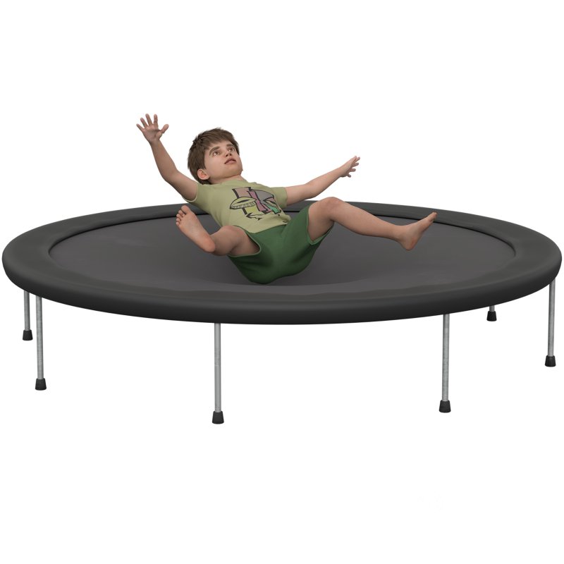Child on Trampoling Game Image 8