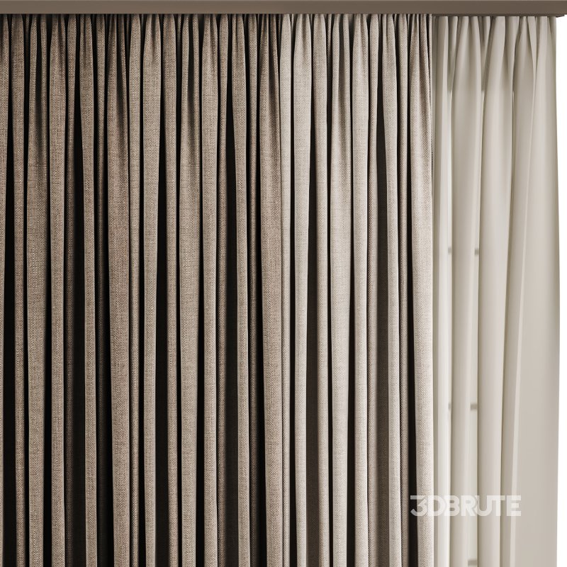 Silk and Cotton Curtain Set 86 Image 4
