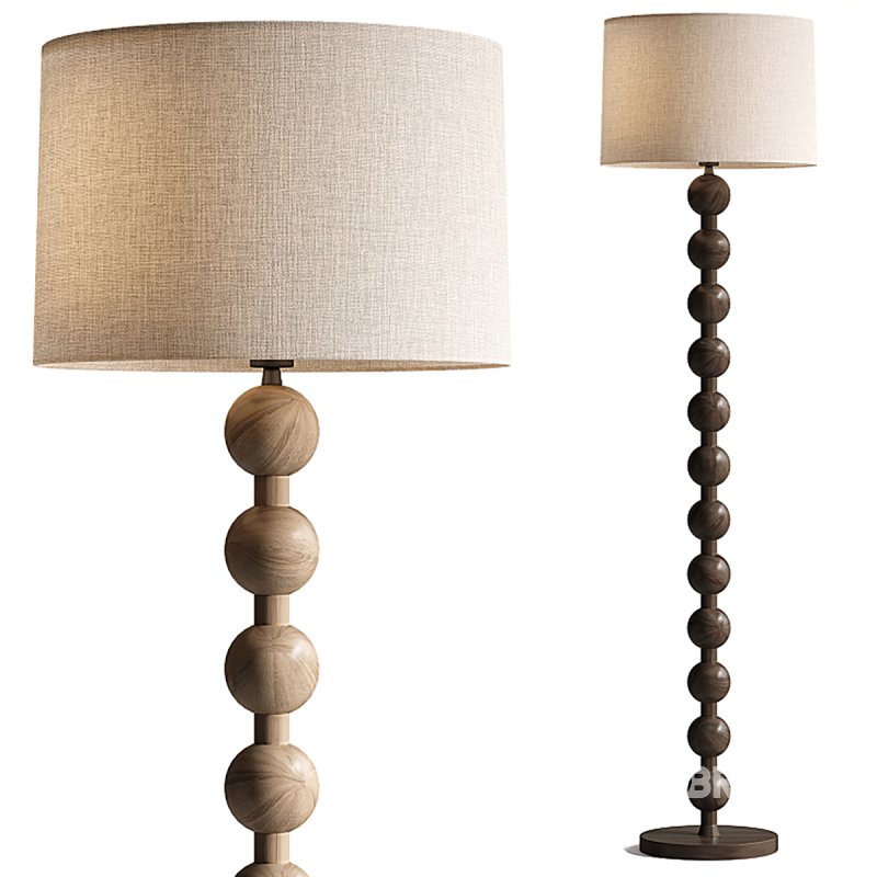 Hugo Barbell Floor Lamp Image 1