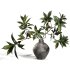 Green Branch in Vase - Thumbnail 1