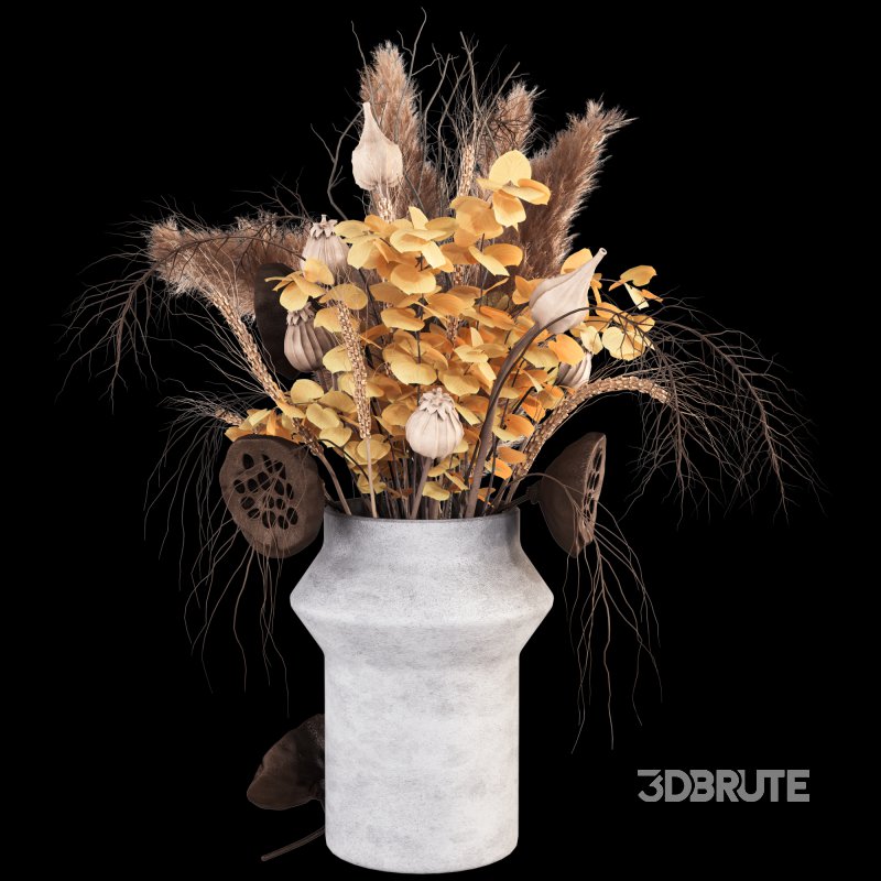GD Minimal Dried Bouquet in Vase 45 Image 6
