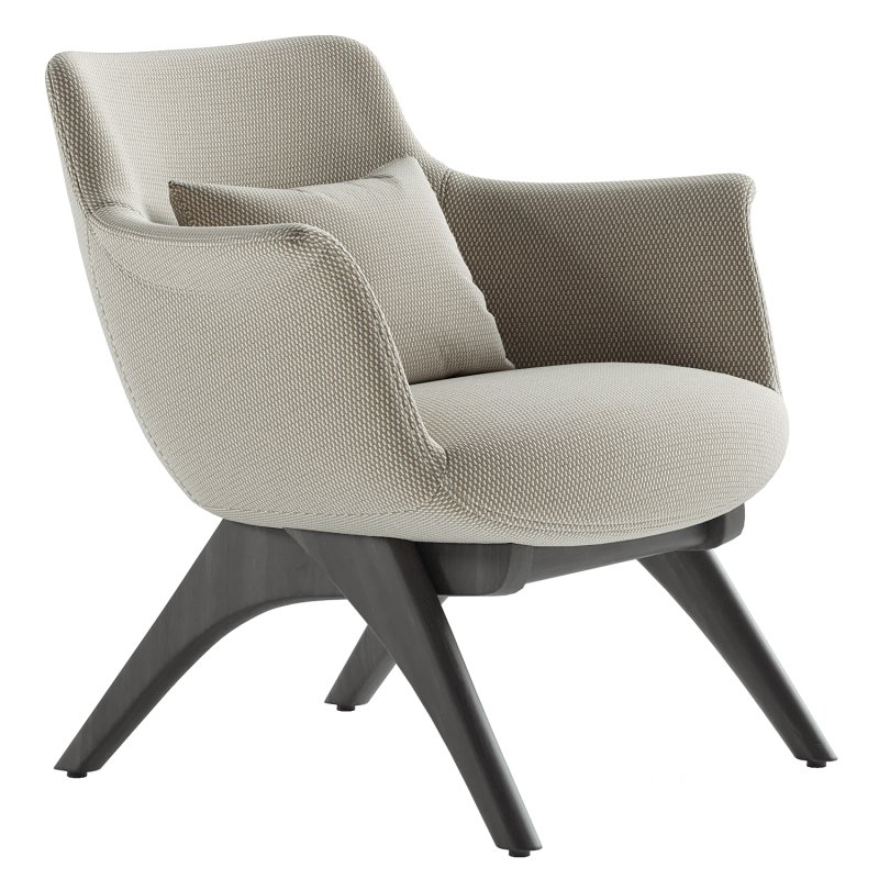 Bottega X Wood Lounge Chair Image 4