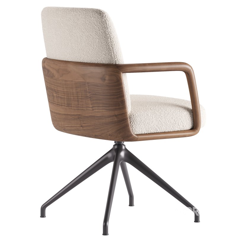 Cuna Low Back Office Chair by Porada Image 7