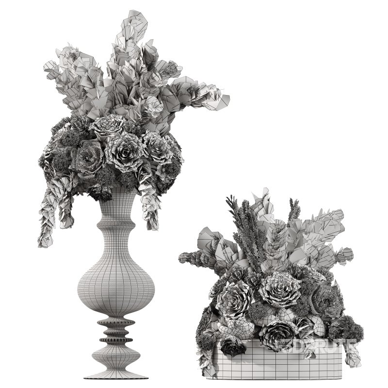 Bouquet of flowers set 011 Image 7