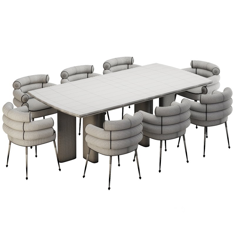 Dinning chair and table313 Image 4