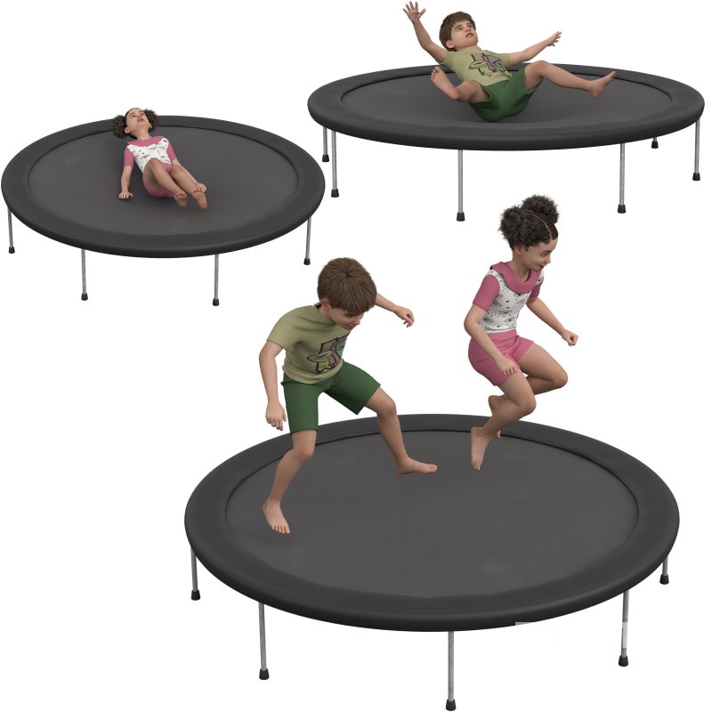 Child on Trampoling Game Image 3