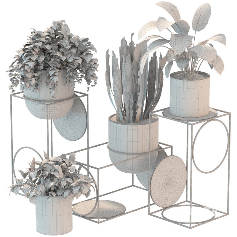 Modern Planters With Geometric Designs 02 Image 4