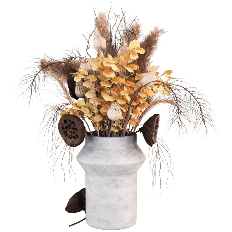 GD Minimal Dried Bouquet in Vase 45 Image 3