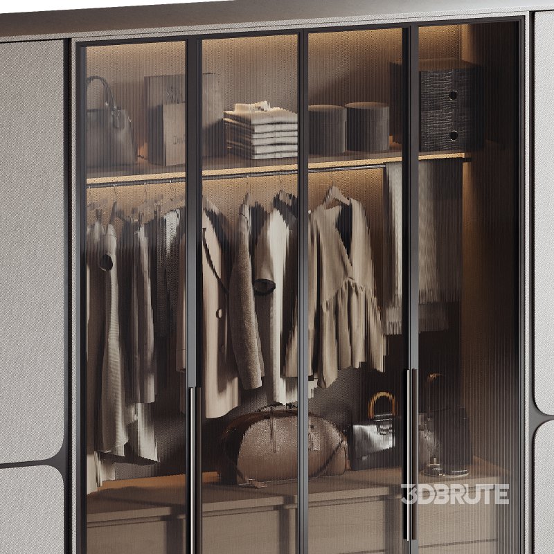 Contemporary Wardrobe Closet 06 Image 5