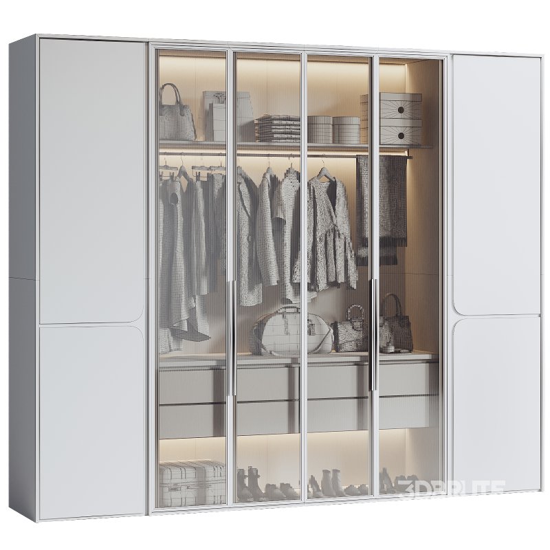 Contemporary Wardrobe Closet 06 Image 4