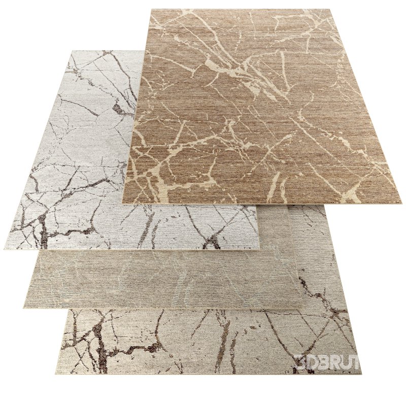 Lakshmi Wool Rug Set 01-RH Image 2