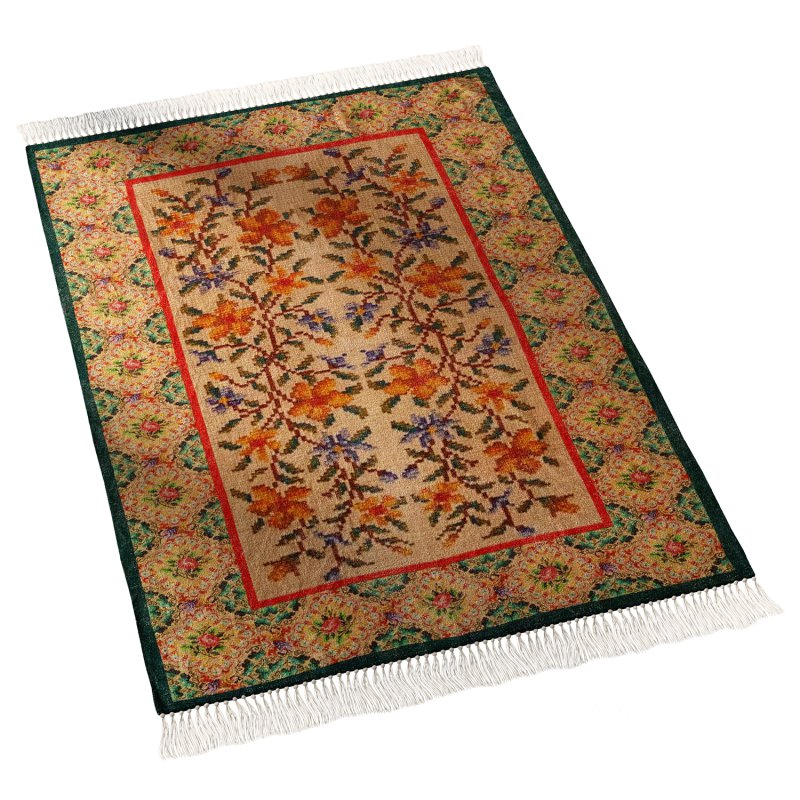 Evelyn Needlepoint Digital Printed Rug Image 4