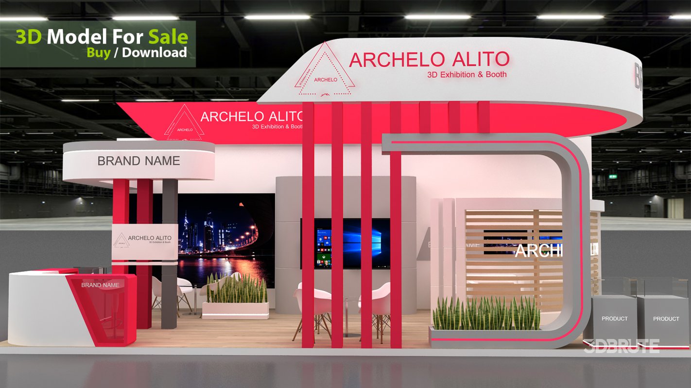 3d booth stand Image 1