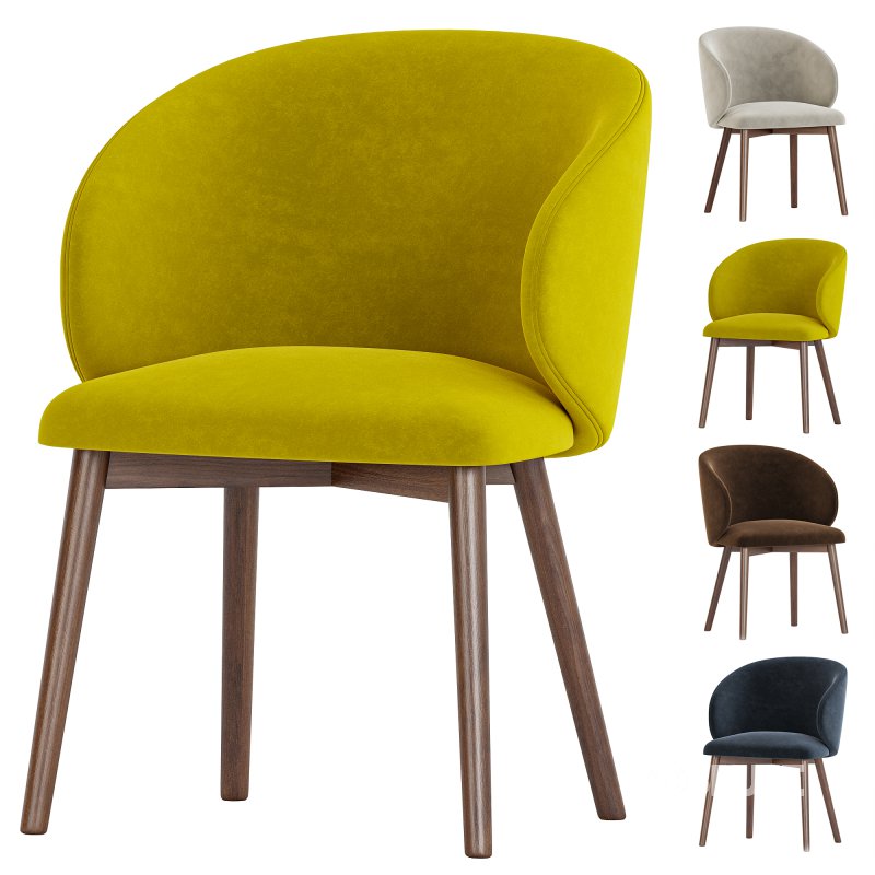 Tuka Upholstered Dining Chair Image 7