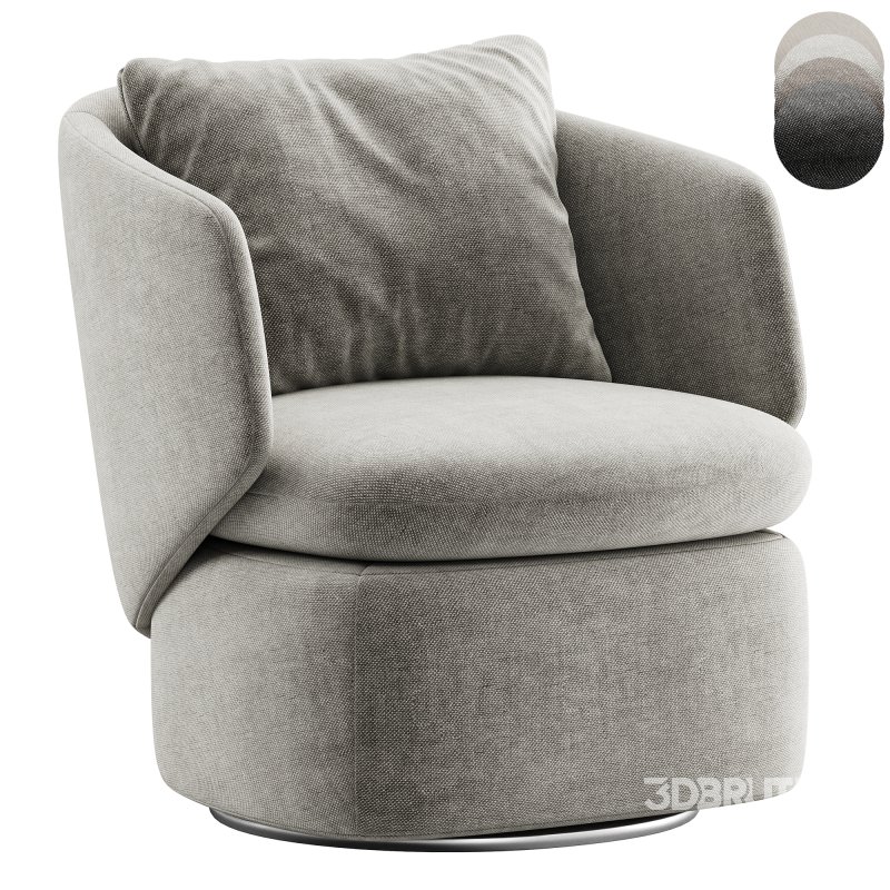 Crescent Swivel Chair By westelm Image 3