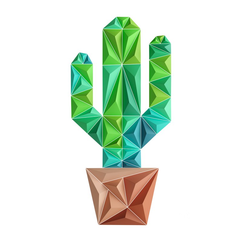 Paper art work 10 PBR Image 1