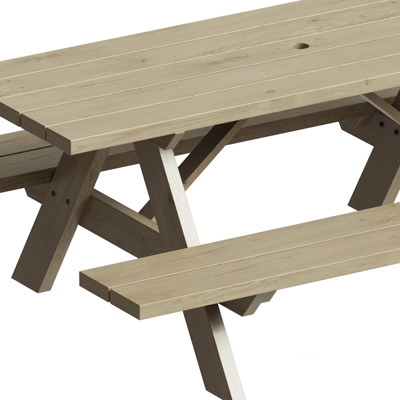 Traditional Picnic Table Image 6