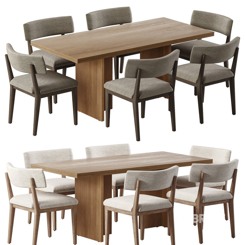 Cardell Dining Chair and Lars Dining Table Image 5