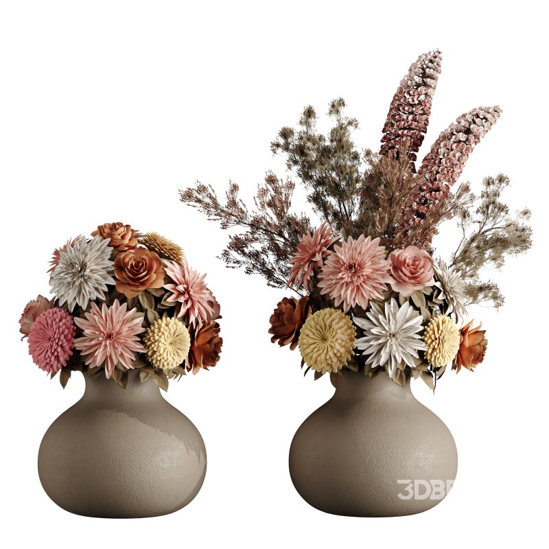 Bouquet of flowers set 006 Image 1