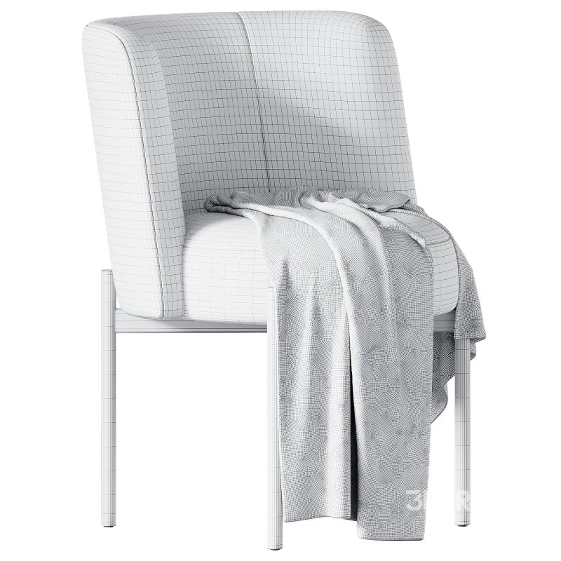 Curved Dining Chair Image 3