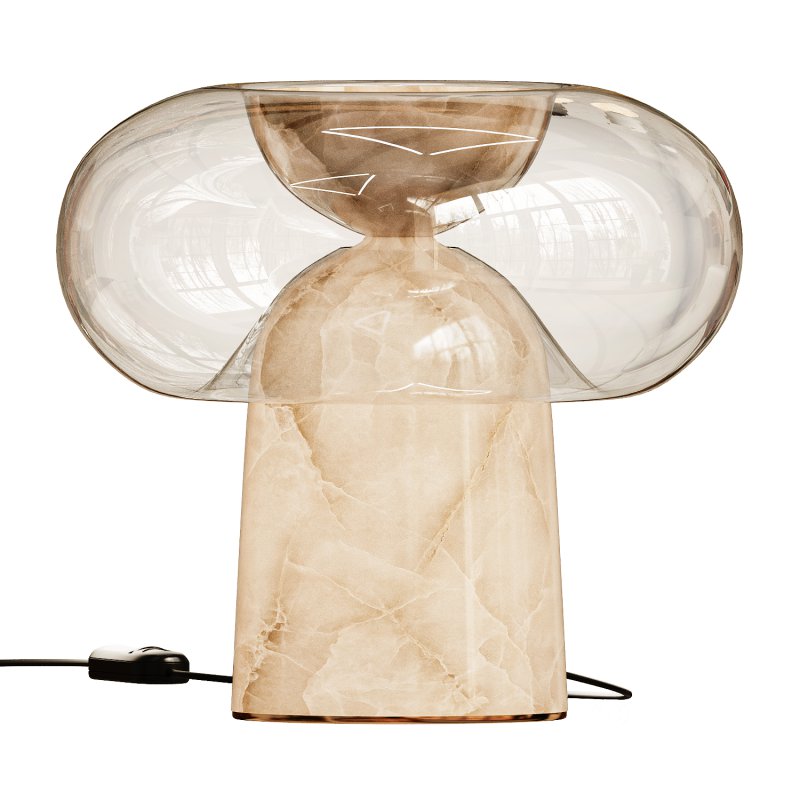 Fuji alabaster Table Lamp Image 2