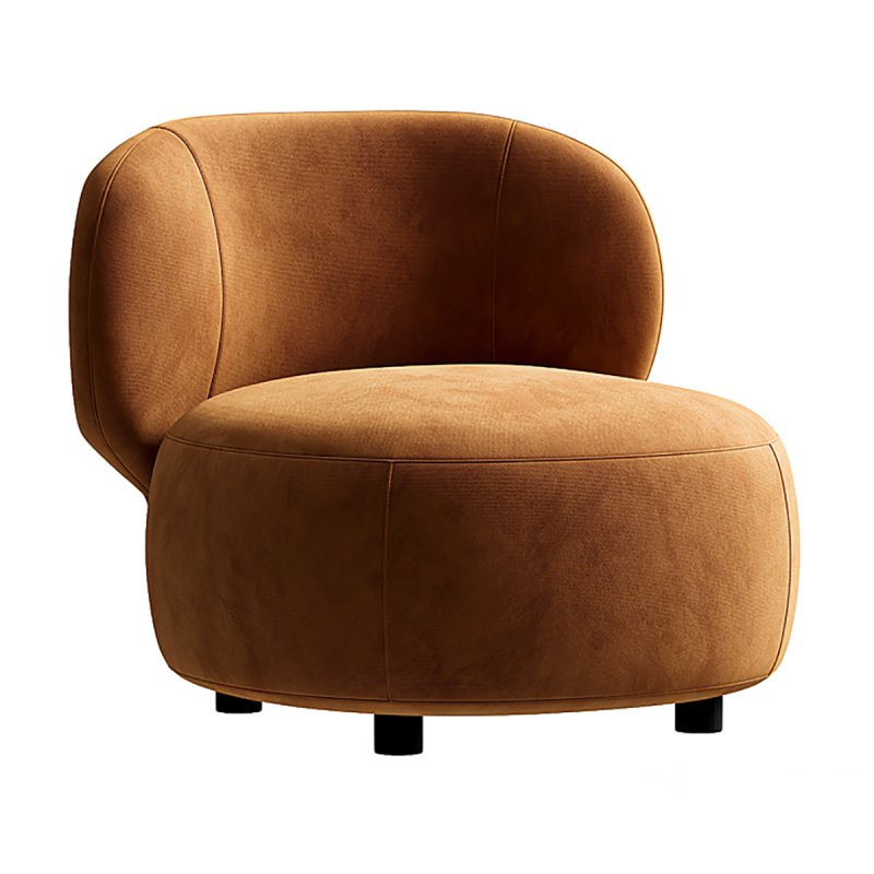 Brayden Stone Cream Woven Fabric Occasional Chair Image 2