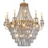 Modern Crystal Chandelier Gold,Extra Large Chandeliers for High Ceilings - Thumbnail 3