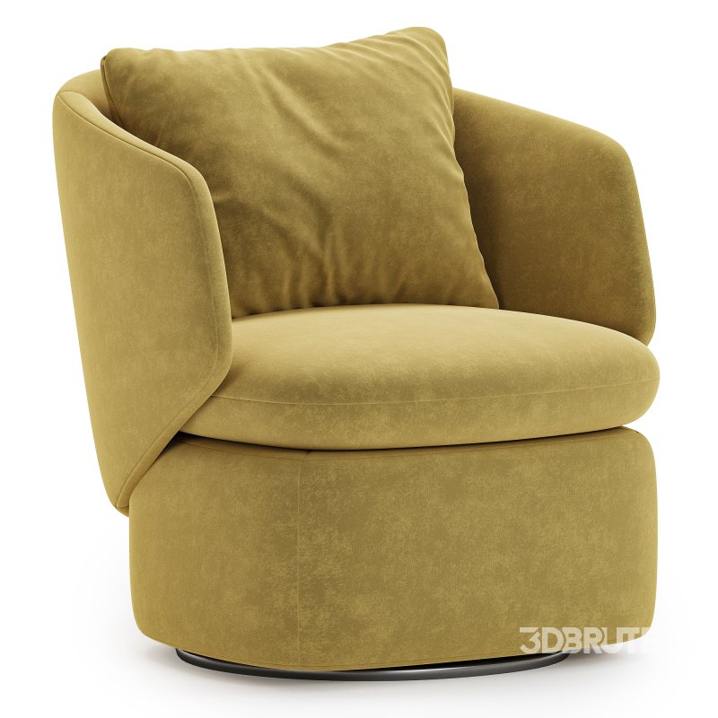 Crescent Swivel Chair By westelm Image 1