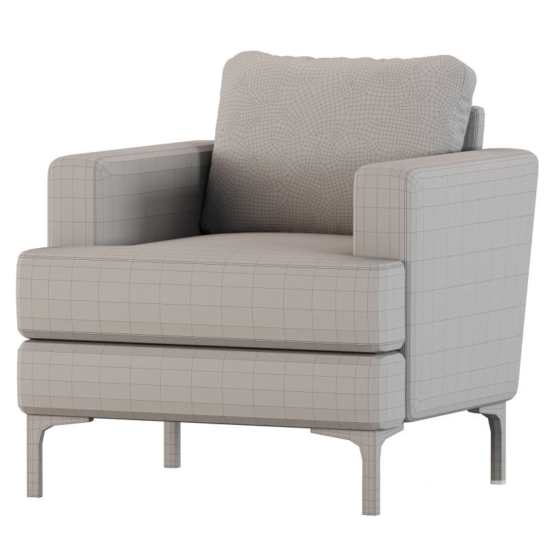 Upholstered Club Chair Image 1