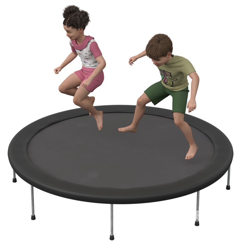 Child on Trampoling Game Image 9