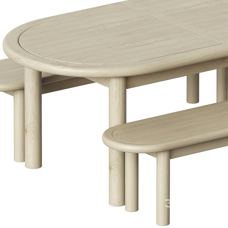 Corfu Outdoor Extendable Dining Set Image 7