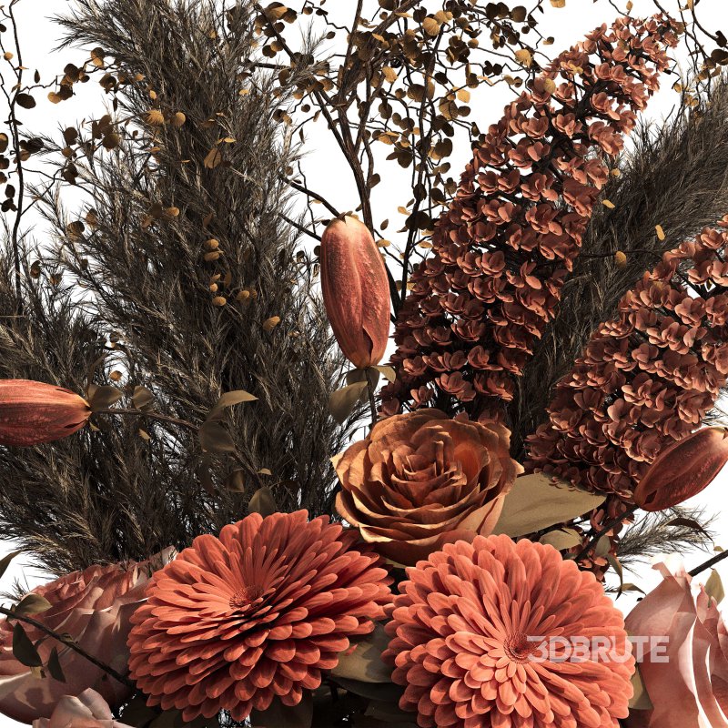 Bouquet of flowers set 001 Image 3