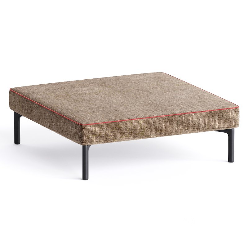 pouf fabric metal Image 2