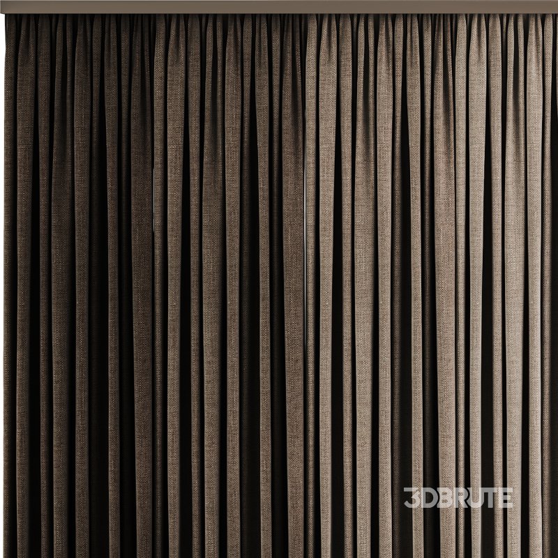 Silk and Cotton Curtain Set 86 Image 2