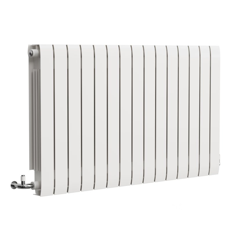 Apollo Modena, Modern Horizontal Radiator, Aluminium Image 3
