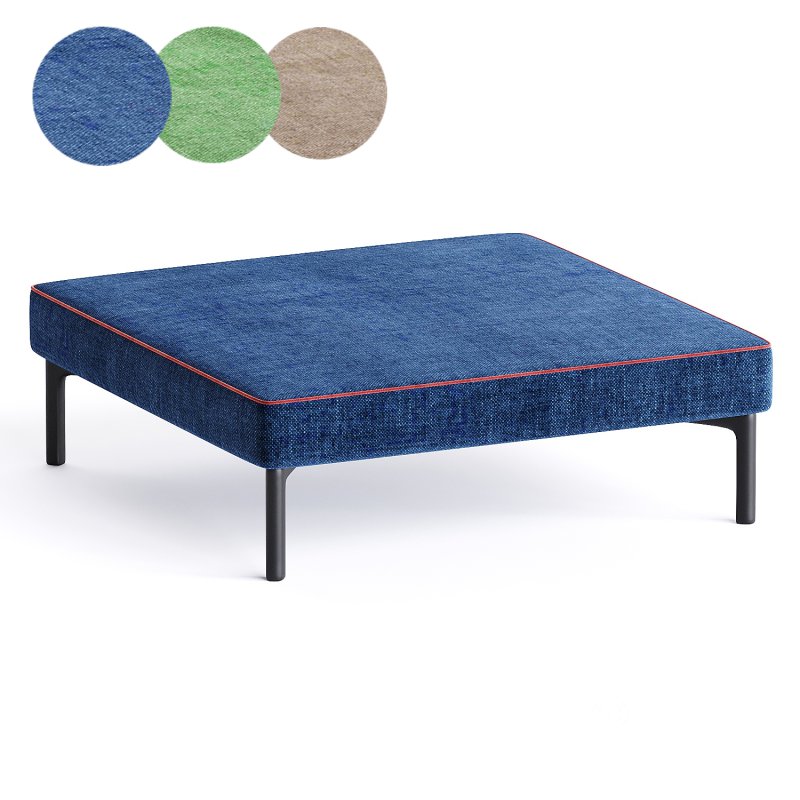 pouf fabric metal Image 4