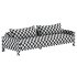 Chapman Outdoor Metal Sofa - Thumbnail 6