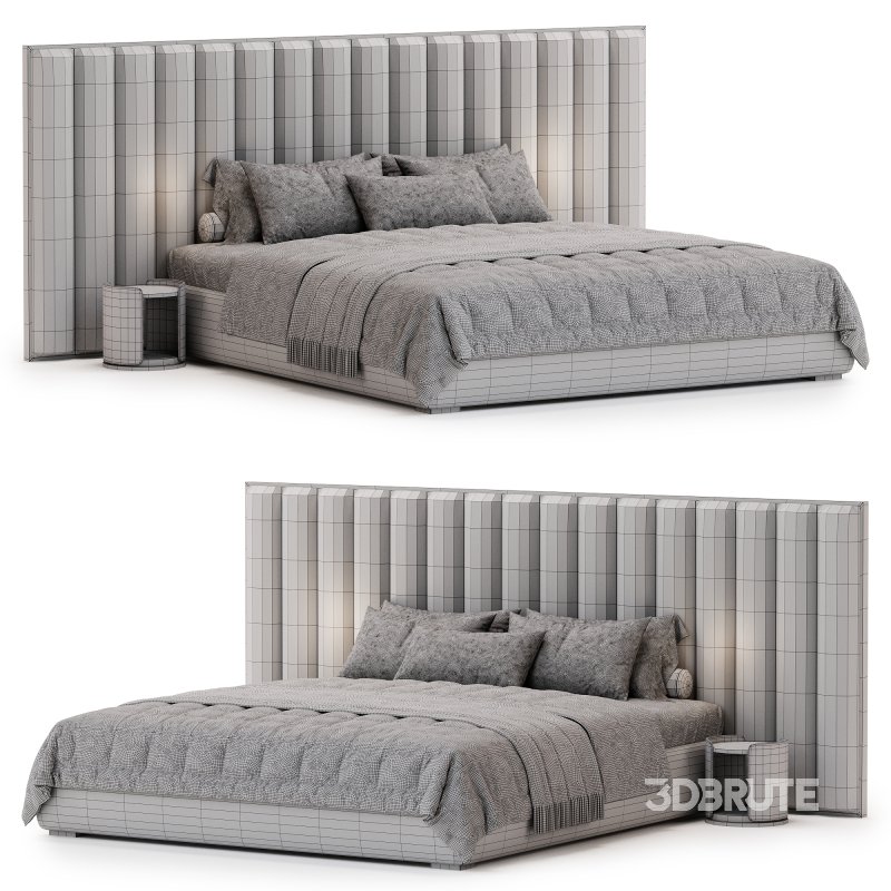 Haymon Velvet Bed by Mercer 41 Image 4