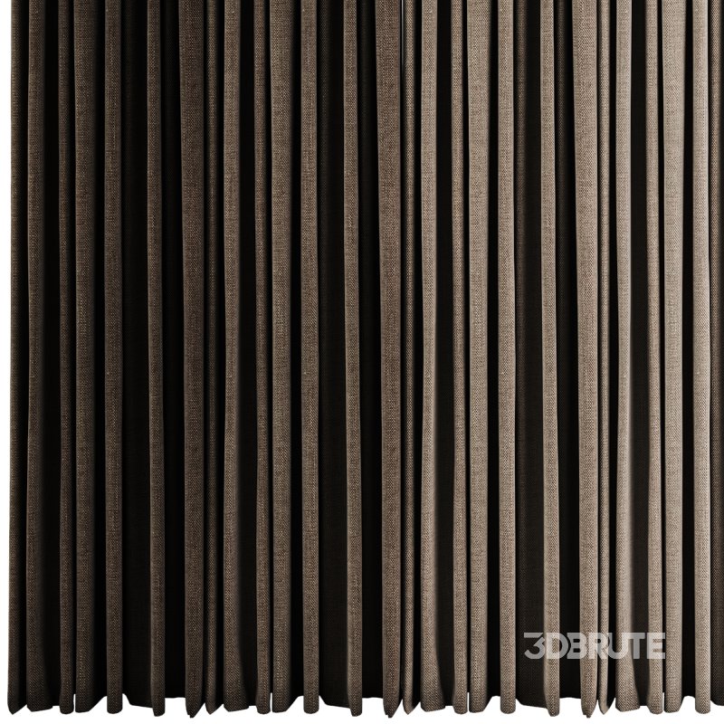 Silk and Cotton Curtain Set 86 Image 3