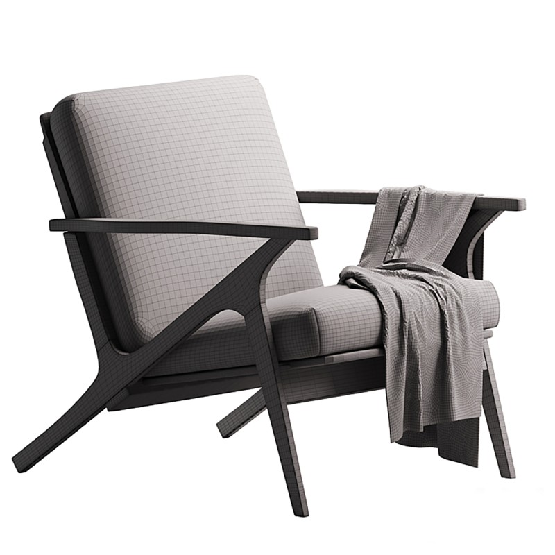 Name: Cavett Wood Frame Chair Image 3