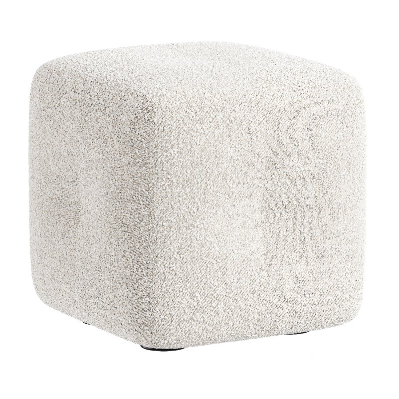white pouf Image 5
