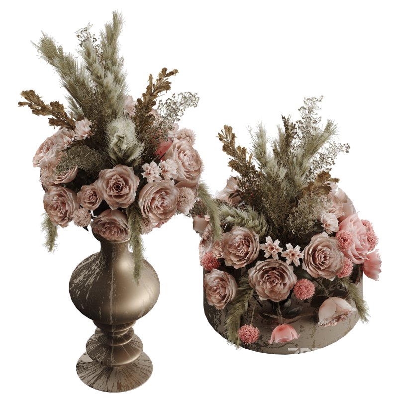 Bouquet of flowers set 011 Image 4