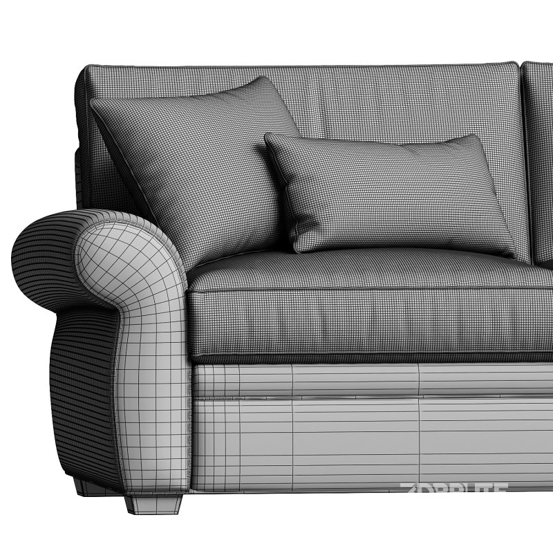 Pearce Roll Arm Sofa Image 3