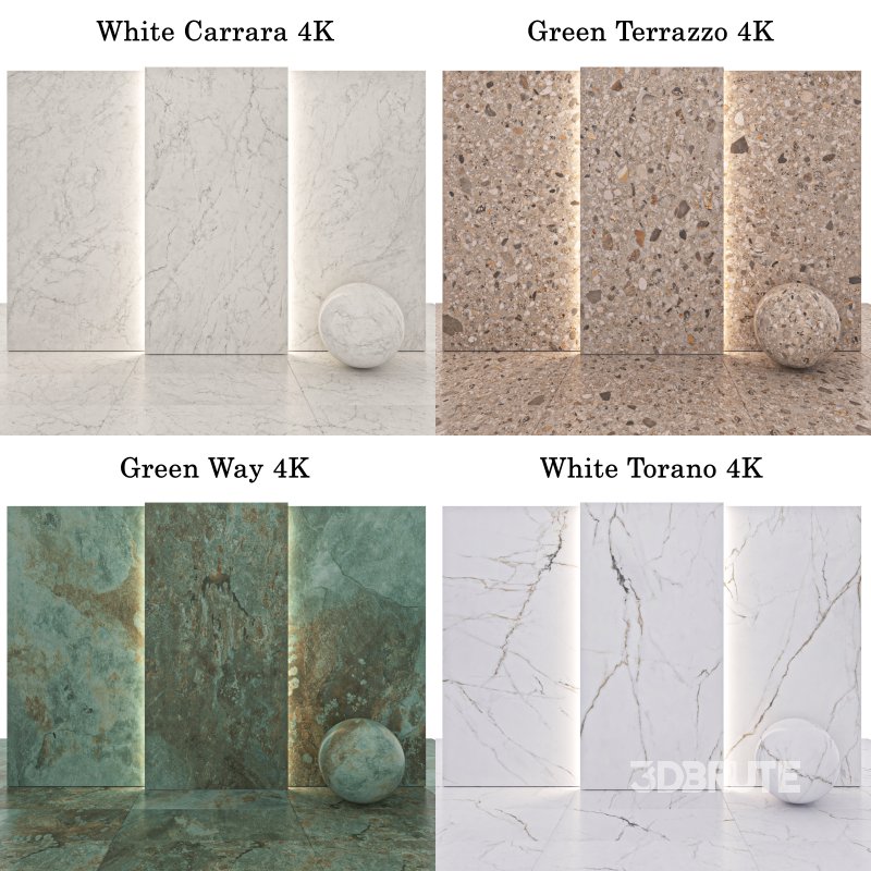 Stone 137 (Terrazzo,Carrara,Torano,Green Way) Image 2