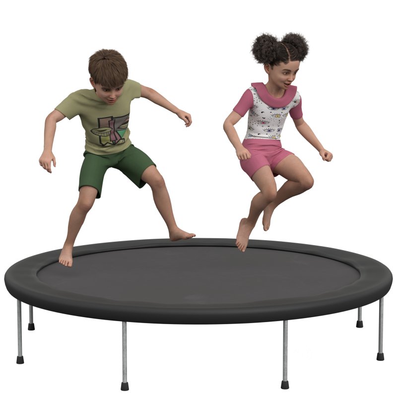 Child on Trampoling Game Image 10