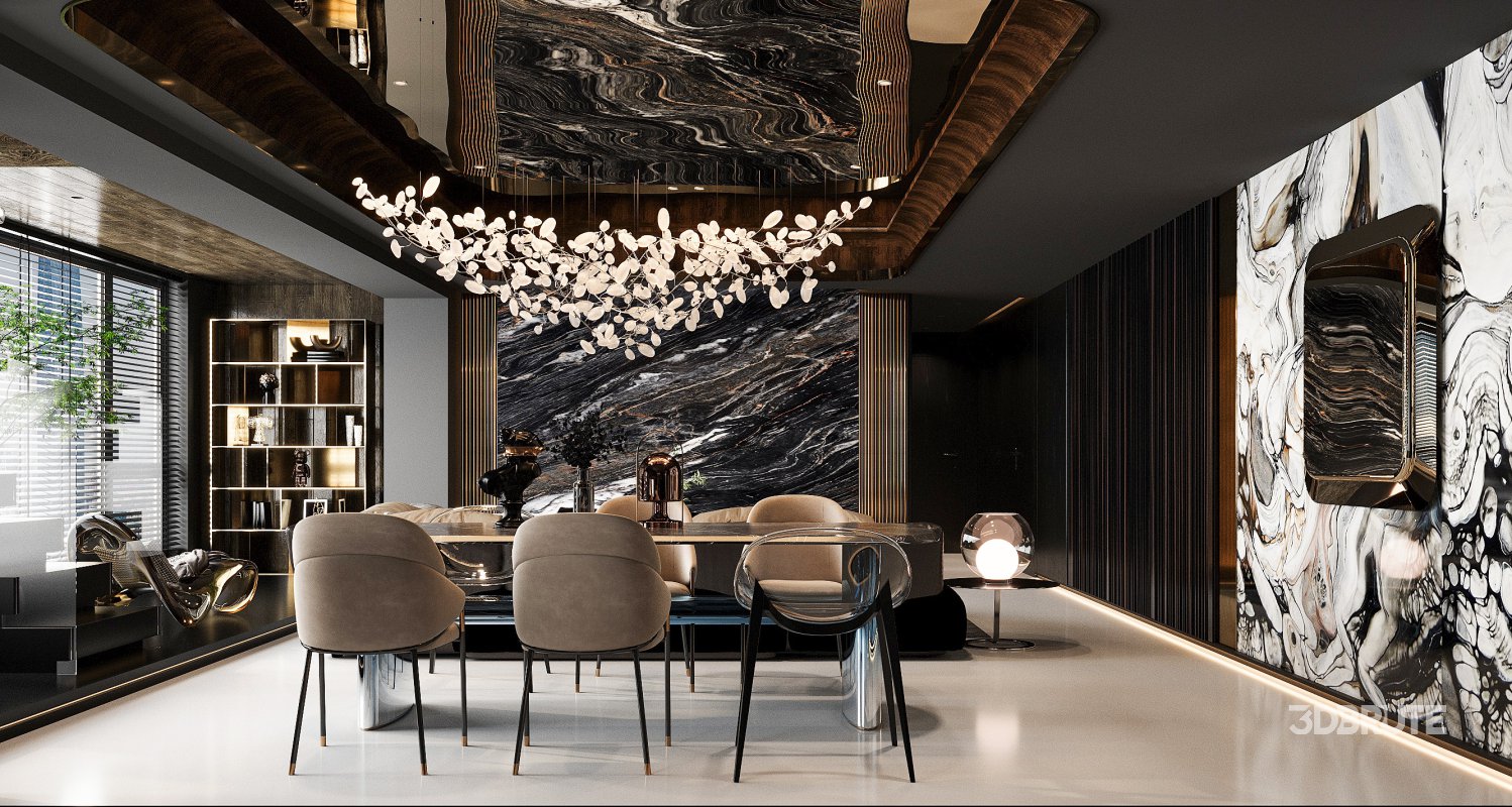 Modern dining room Image 1