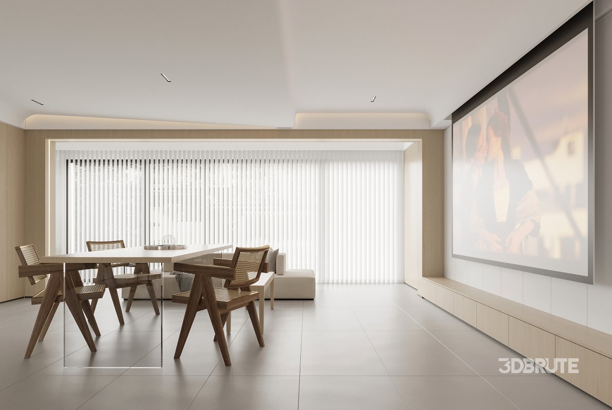 living room dining room bedroom Image 2