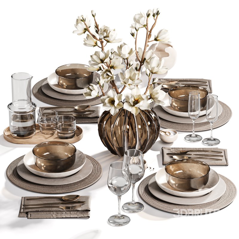 Sculptural_Magnolia_Table_Setting_27 Image 2