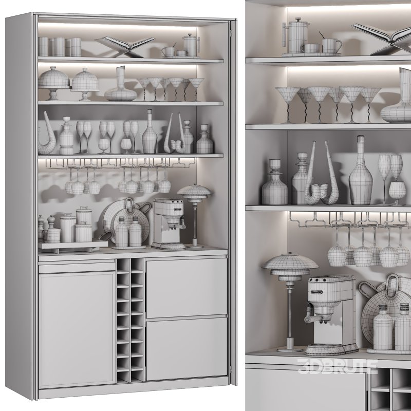 Hidden built in cabinet coffee bar2 Image 3