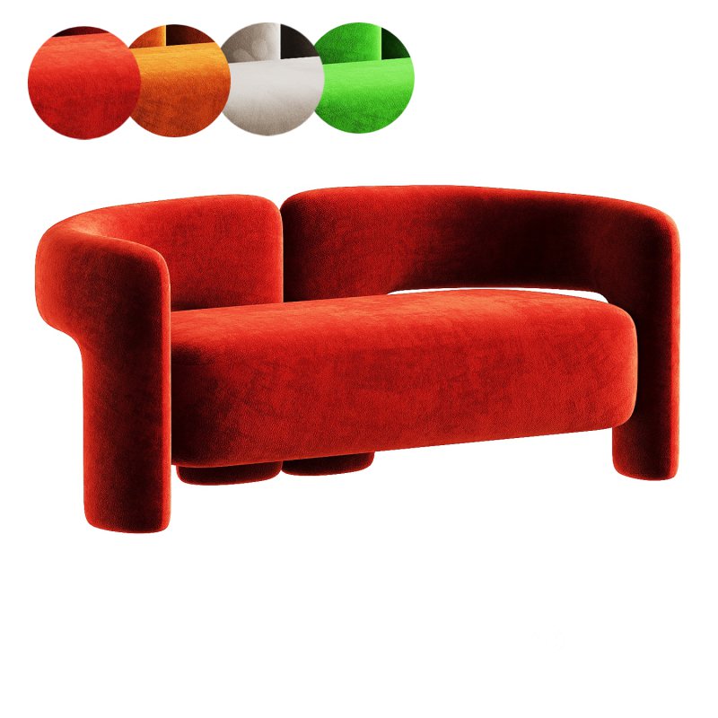 red sofa Image 4